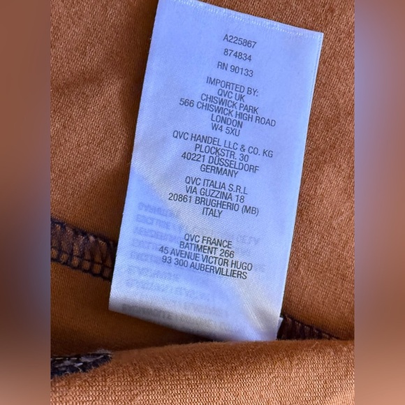 Linea Leisure by Louis Dell’Olio size Xl front zip Chetah print jacket - Picture 12 of 16